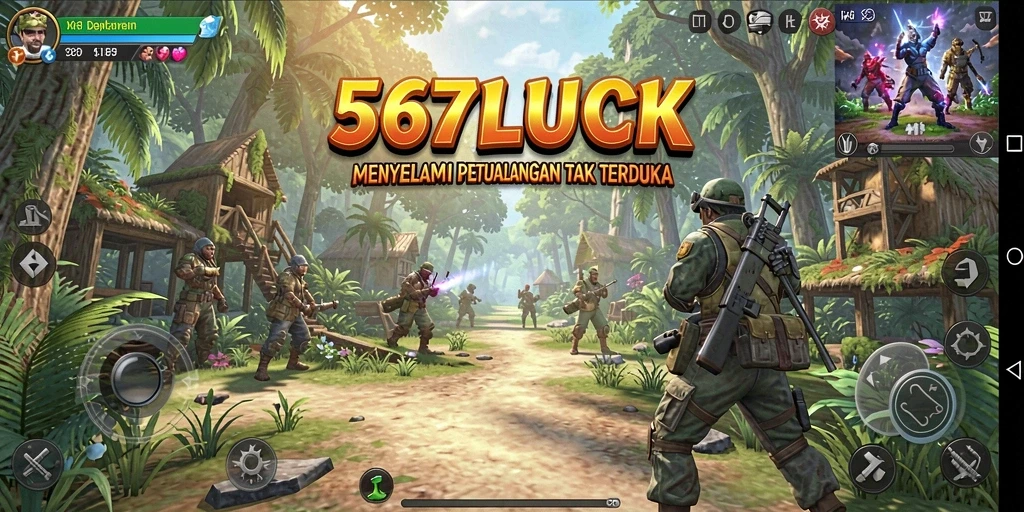 Tampilan gameplay seru 567LUCK yang penuh petualangan dan tantangan.