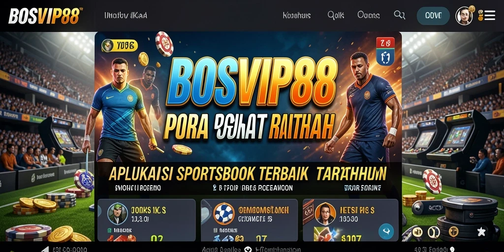 Tampilan gameplay menarik dari aplikasi BOSVIP88 untuk taruhan olahraga.