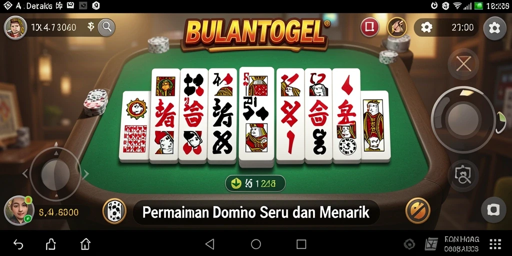 Tampilan menarik dari gameplay seru di BULANTOGEL.