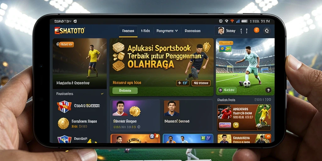 Tampilan menarik dari gameplay taruhan olahraga ESHATOTO.