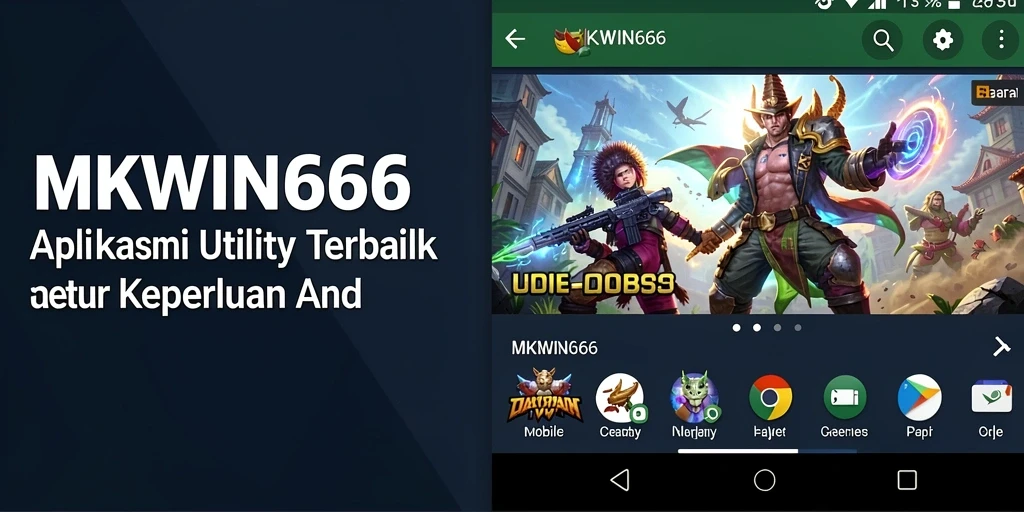 Tampilan utama MKWIN666 yang menampilkan berbagai fitur Utility.
