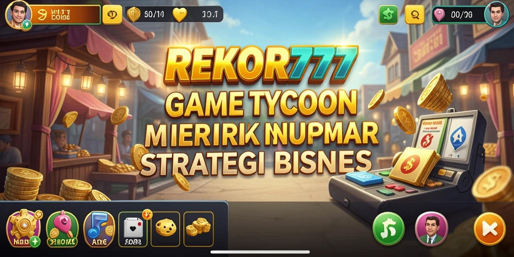 Tampilan gameplay <strong>REKOR777</strong> yang seru dan menantang di dunia Tycoon.