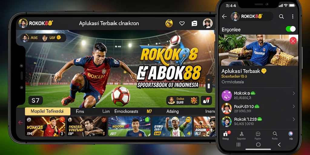 Screenshot ROKOK88 menampilkan antarmuka taruhan olahraga yang menarik.
