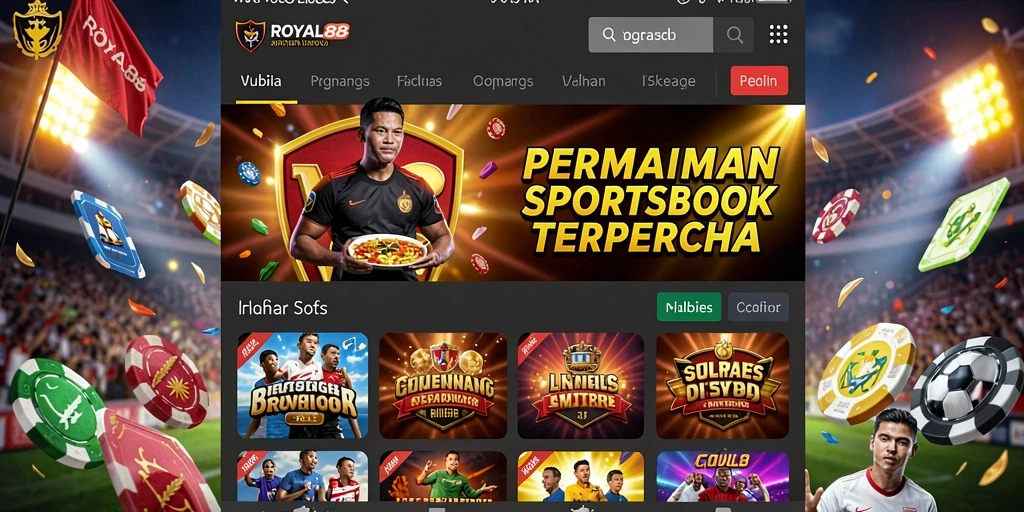 Tampilan utama gameplay ROYAL88 yang menarik dan interaktif.