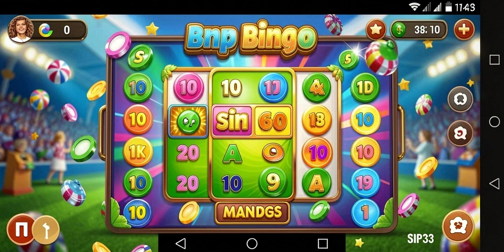 Tampilan menarik gameplay Bingo yang seru dan menantang.