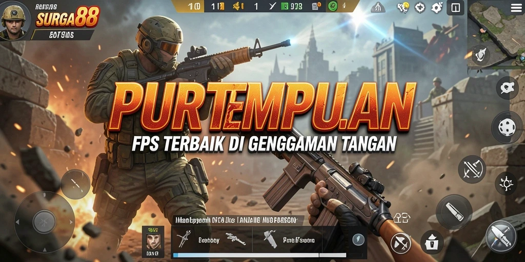Tampilan aksi seru dalam gameplay SURGA88 yang intens.