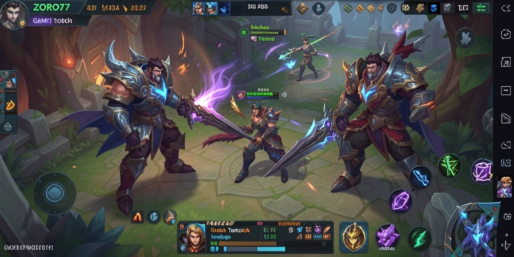 Tampilan gameplay ZORO77 yang mendebarkan dan penuh aksi.